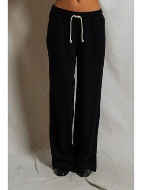 Perfectwhitetee Shakira Japanese Jersey Pant in Black